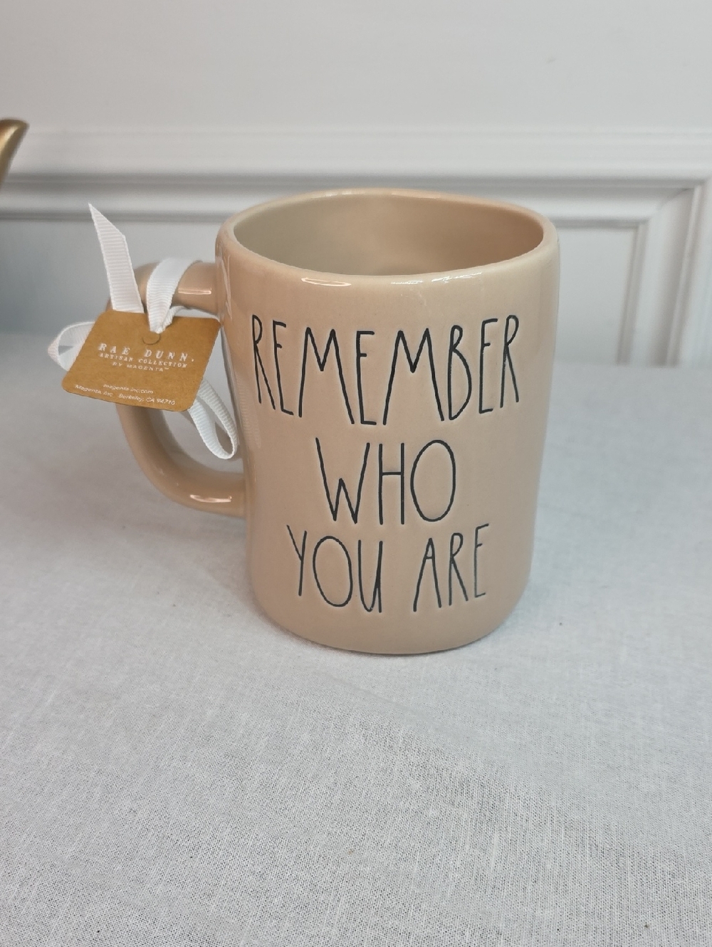 Disney x Rae Dunn Simba Ceramic Mug with 'Remember Who You Are' Text